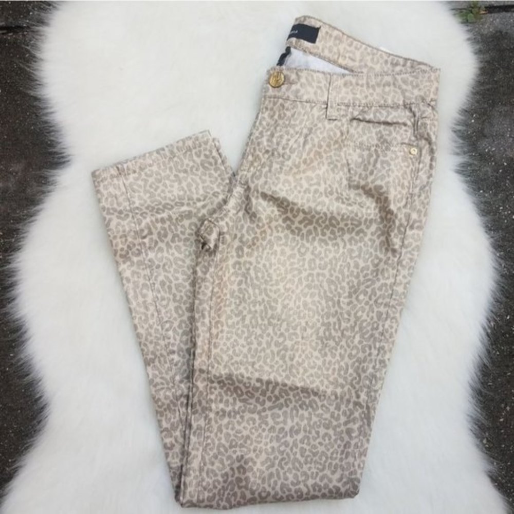New animal print skinny Jeans  size 11